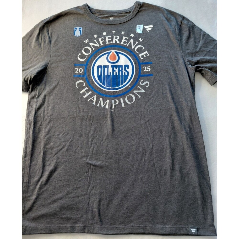 Edmonton Oilers 2025 Western Conference Champions T-Shirt‎